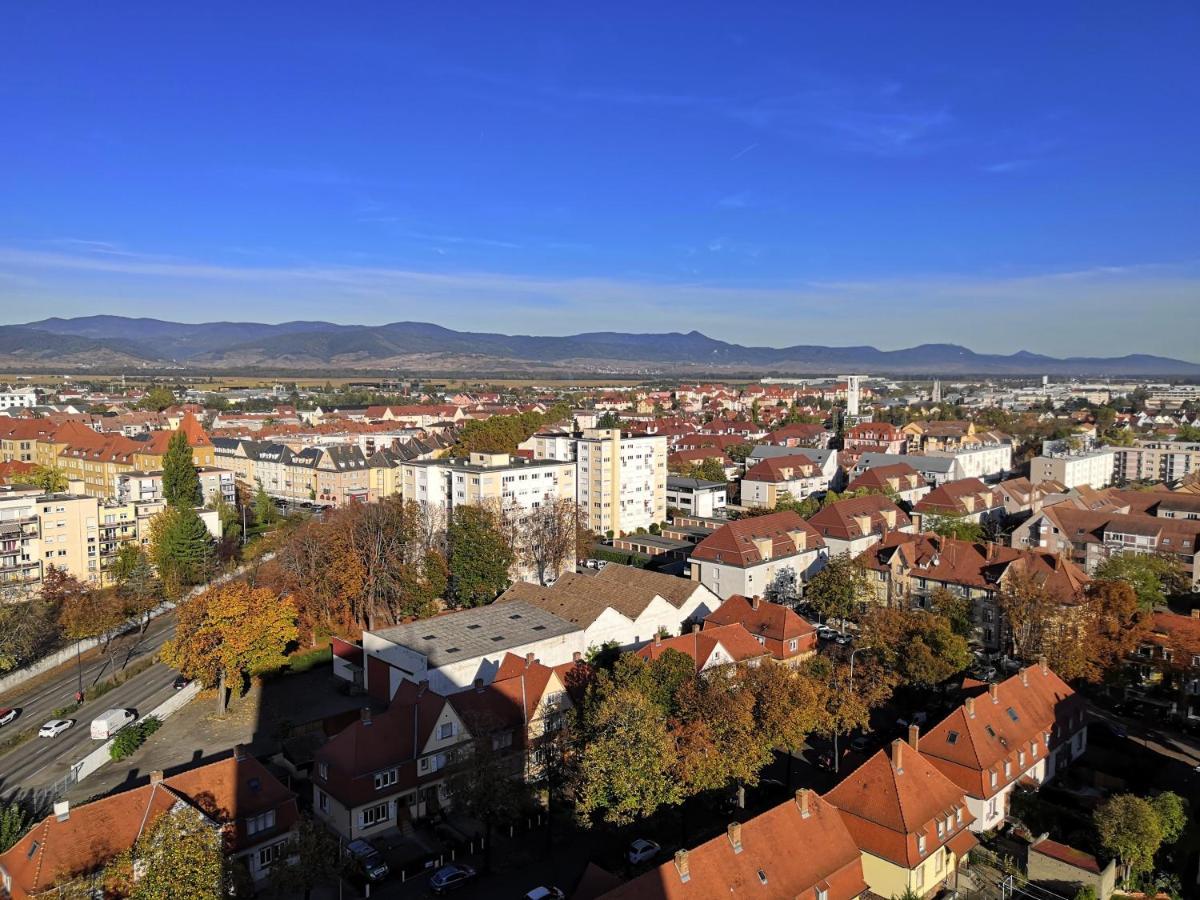Bel Appartement Avec Vue Splendide Sur Toute La Ville De Colmar - Parking Gratuit Eksteriør bilde
