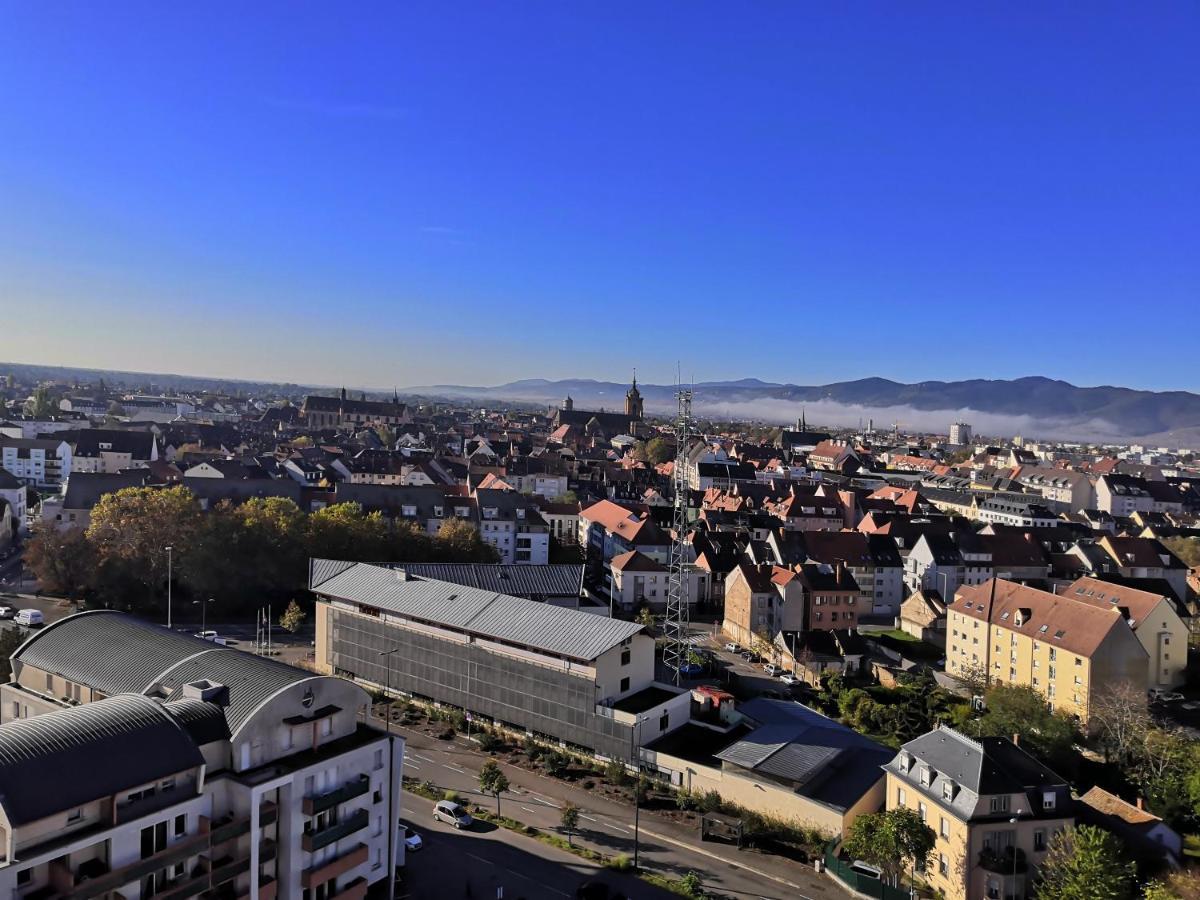 Bel Appartement Avec Vue Splendide Sur Toute La Ville De Colmar - Parking Gratuit Eksteriør bilde