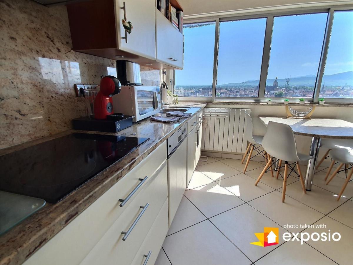 Bel Appartement Avec Vue Splendide Sur Toute La Ville De Colmar - Parking Gratuit Eksteriør bilde