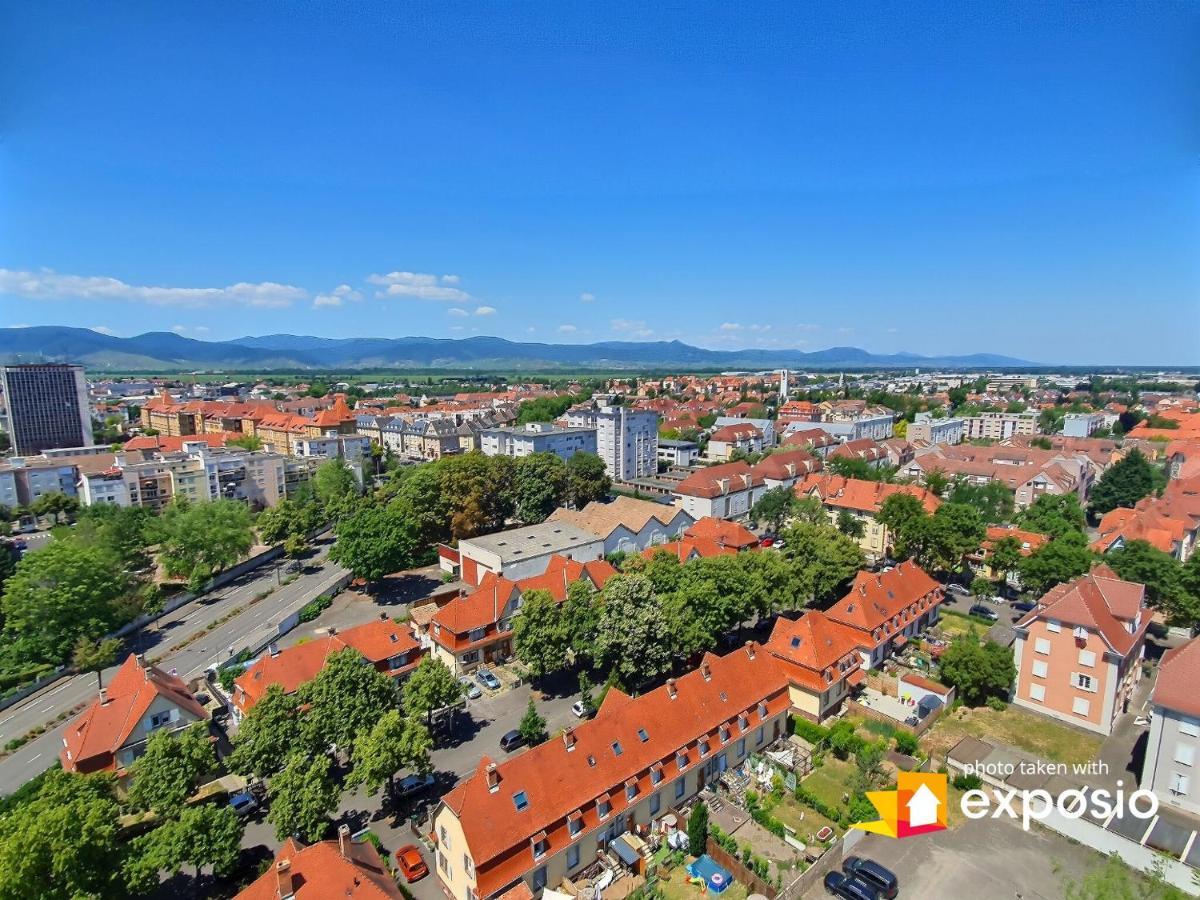 Bel Appartement Avec Vue Splendide Sur Toute La Ville De Colmar - Parking Gratuit Eksteriør bilde