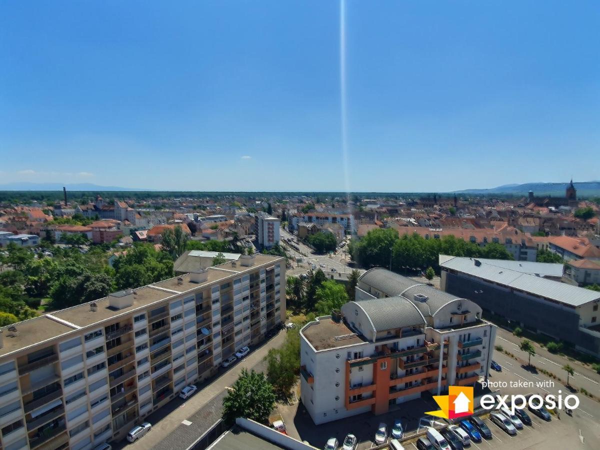 Bel Appartement Avec Vue Splendide Sur Toute La Ville De Colmar - Parking Gratuit Eksteriør bilde